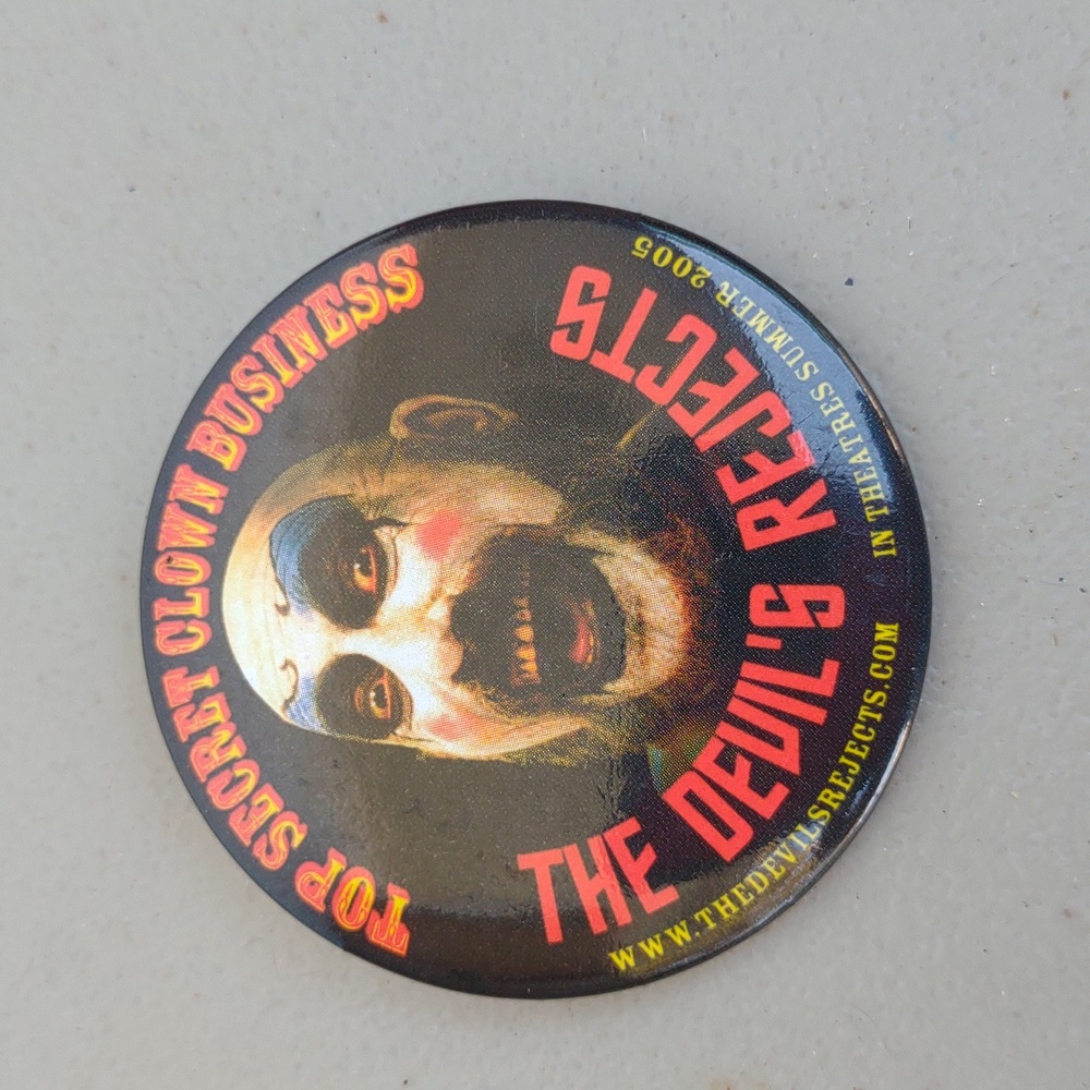 The Devil's Rejects Clown Button Button Pin - image 5